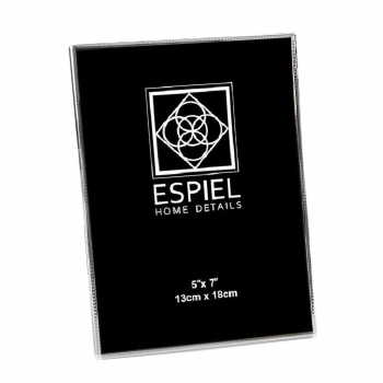 Κορνίζα Μεταλλική Ασημί ESPIEL 20x25εκ. FAM755