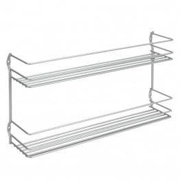 Εταζέρα Τοίχου Δυόροφη Metaltex 36x8x19εκ. 16-364632