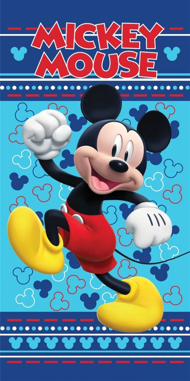Πετσέτα Θαλάσσης Παιδική Quick Dry Microfiber 70x140εκ. Disney Home Mickey 541 Sky Blue Dimcol