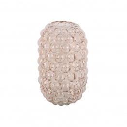 Βάζο Γυάλινο Ροζ Glower Bubble 18x29εκ. Estia 09-51693