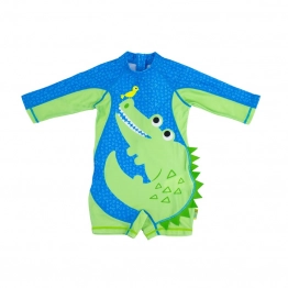 Ολόσωμο Μαγιό Surf Suit 2-3 Ετών UPF50 Alligator Zoocchini ZOO12411