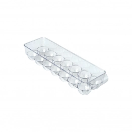 Κουτί Οργάνωσης Ψυγείου Για Αυγά Πλαστικό Διάφανο 11x37εκ. Estia 01-20637