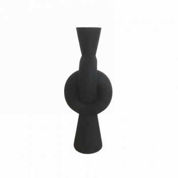 Βάζο Κεραμικό Μαύρο Art Et Lumiere Φ13x33εκ. 25042
