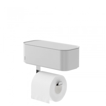 Tiger 2-Store Χαρτοθήκη Επιτοίχια Με Αποθηκευτικό Χώρο White 800379