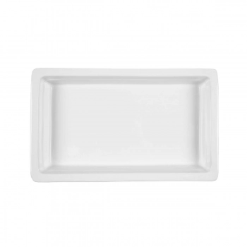 Πιατέλα Βαθιά Πορσελάνης Gastronomi Λευκή Art Et Lumiere 53,2x32,5x6,5εκ. 06886