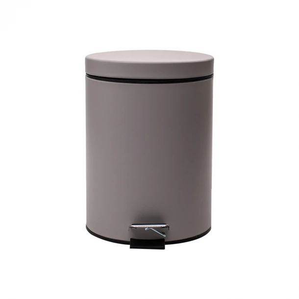 Καλάθι Απορριμμάτων 5lt Soft Close Μεταλλικό Taupe Classic Estia 26,5x20,6x28εκ. 02-5580