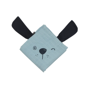 Μουσελίνα Bamboo 120x100εκ. Πολλαπλών Χρήσεων Ζωάκι Μπλε 18308016120OS