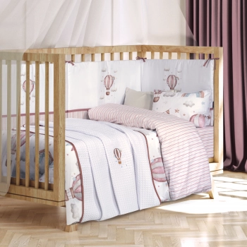 Κουβέρτα Πικέ Βαμβακερή Αγκαλιάς 75x110εκ. Essential Baby 8841 Λευκή-Σάπιο Μήλο Greenwich Polo Club