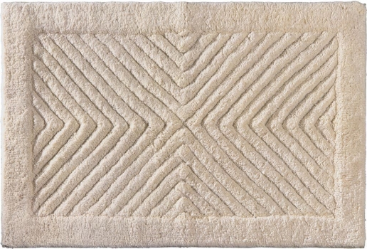Ταπέτο Μπάνιου Βαμβακερό Mozaik Natural 55x85εκ. Guy Laroche