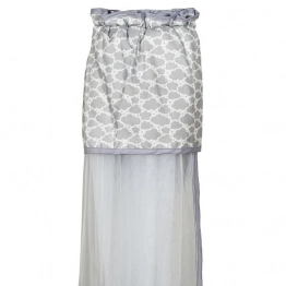 Κουνουπιέρα Κρεβατιού Τούλι Nylon-Βαμβακερή 180x540εκ. Sheep Γκρι 80295