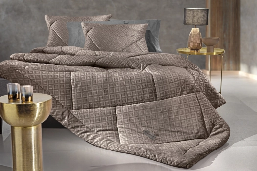Κουβερτοπάπλωμα Ultrasoft 2 Όψεων King 260x240εκ. Profile Cocoa Guy Laroche