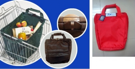 Τσάντα Αγορών Κόκκινη Easy-Shopper Cooler 33x52x39εκ. Veltihome 1534