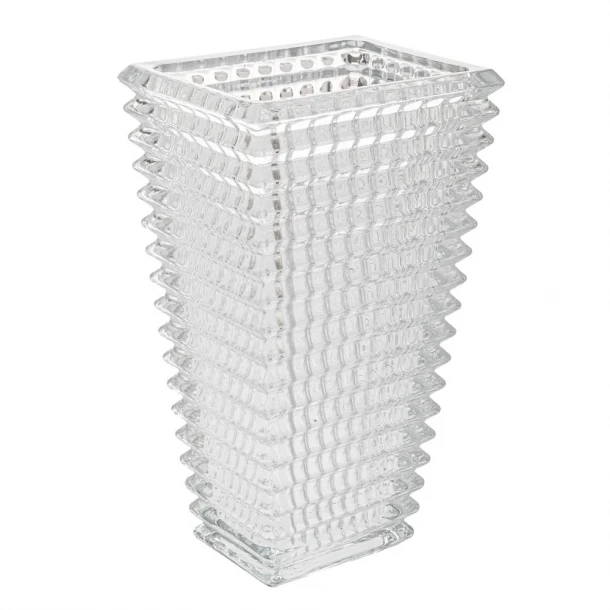 Βάζο Γυάλινο Διάφανο 16x12x28εκ. iliadis 88641