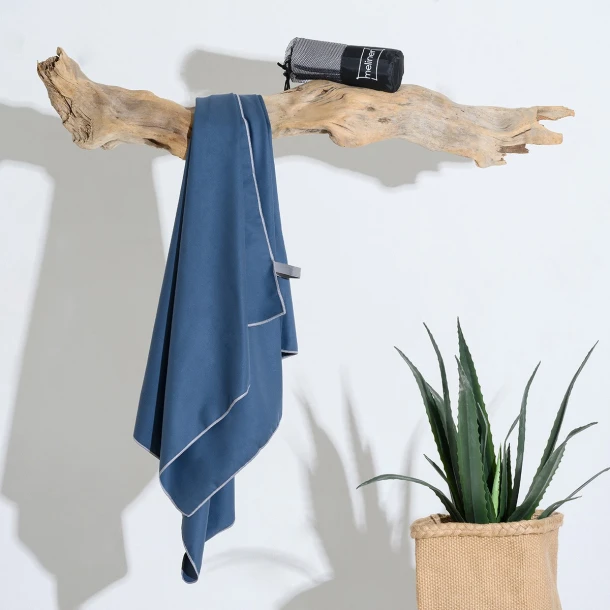 Πετσέτα Γυμναστηρίου Microfiber 80x170εκ. Dark Grey Melinen 20005720