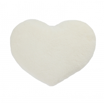 Διακοσμητικό Μαξιλάρι Καρδιά Polyester 40x50εκ. Deco 2296 White Das Home