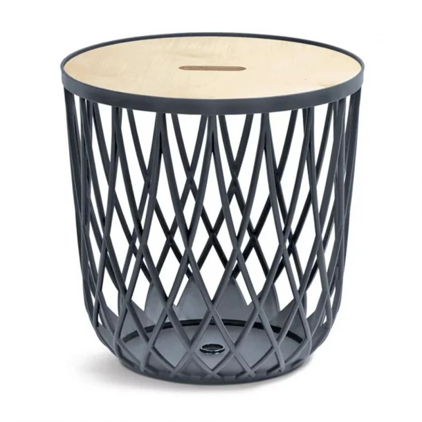 Καλάθι Γενικής Χρήσης 55lt Με Καπάκι Ανθρακί Clubo iliadis 282503