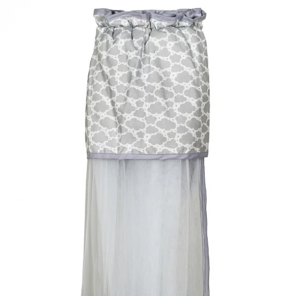 Κουνουπιέρα Λίκνου Nylon-Βαμβακερή 160x360εκ. Sheep Γκρι 85295