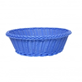 Ψωμιέρα Polyrattan Μπλε Art Et Lumiere 24x8εκ. 03351