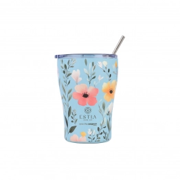 Θερμός-Ποτήρι Ανοξείδωτο Coffee Mug Sky Garden Save The Aegean 350ml-9x13εκ. Estia 01-31695