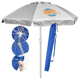 Ομπρέλα Παραλίας Alu-Fiberglass 2μ. Με Επένδυση UV Summer Tiempo 42-2343