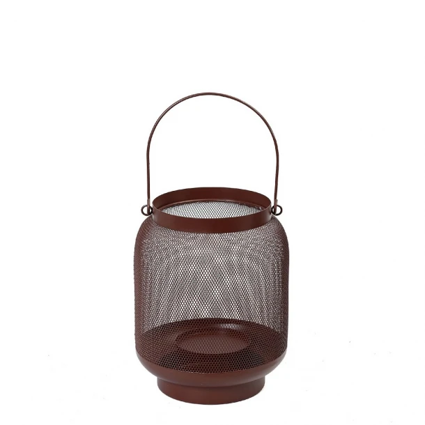 Φανάρι Μεταλλικό Κεραμιδί Δ18x22εκ. ESPIEL ATG119