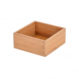 Κουτί Οργάνωσης Συρταριού Bamboo Essentials Estia 15x15,5x6,8εκ. 03-17545