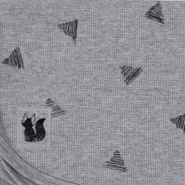 Κουβέρτα Πικέ Βαμβακερή 75x100εκ. Grey Minene 10221003720OS