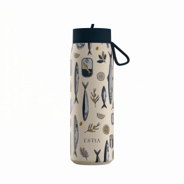 Θερμός Με Καλαμάκι Ανοξείδωτος Salt Life Pulse Save The Aegean Estia 500ml 01-42585