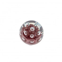 Διακοσμητική Μπάλα Χειροποίητη Φυσητό Γυαλί Ροζ Δ8εκ. Zen Collection 23.49056