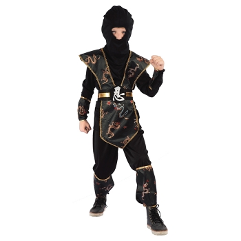 Στολή Παιδική Χρυσός Νίντζα (4-6 ετών / 7-10 ετών / 11-14 ετών) Carnavalista 3-2096