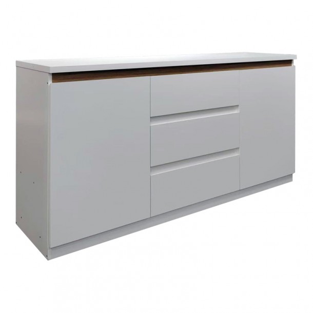 Μπουφές Chiemo pakoworld σε φυσική απόχρωση 160x40x93.6εκ