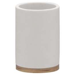 Ποτηροθήκη Polyresin 7,3x10,6εκ. Grace White Sealskin 361910410