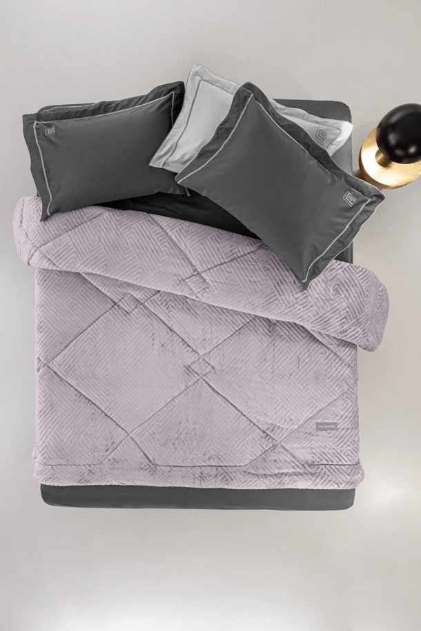 Κουβερτοπάπλωμα Ultrasoft 2 Όψεων Υπέρδιπλο 220x240εκ. York Melanze Guy Laroche