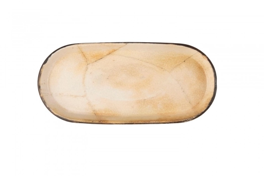 Πιατέλα Σερβιρίσματος Οβάλ Πορσελάνης 21εκ. Μπεζ Mytho Kutahya Porselen KX880864KY21