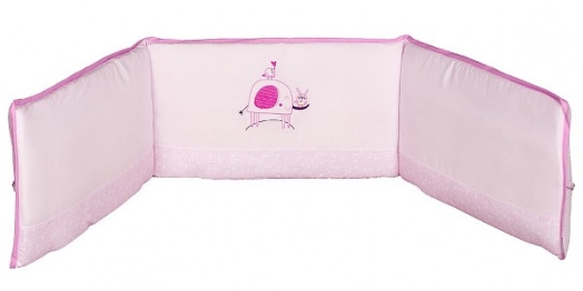 Πάντα Κούνιας Βαμβακερή 35x195εκ. Elephant Ροζ 70221