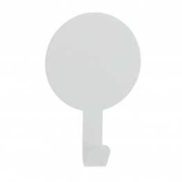 Άγκιστρο Μεταλλικό Αυτοκόλλητο 8,5x1,5x13εκ. White MRShome 0021001