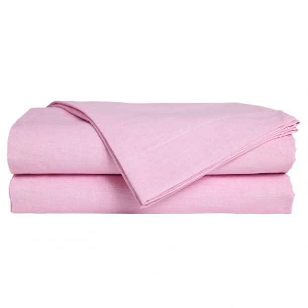 Σεντόνι Μεμονωμένο Polycotton Μονό 170x260εκ. Casual 5450 Pink Das Home