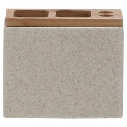 Ποτηροθήκη Polyresin 12,3x6x10,2εκ. Grace Sand Sealskin 361910365