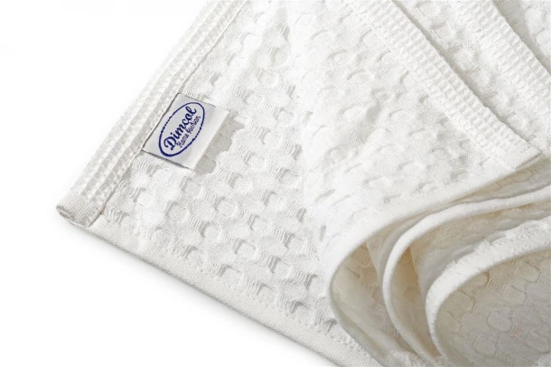 Ποτηρόπανο Πικέ Βαμβακερό 50x70εκ. Solid White DimCol 33123247002