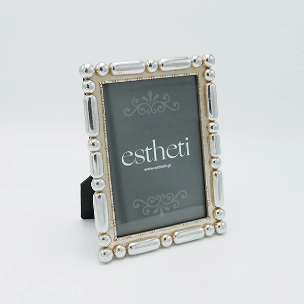 Κορνίζα Polyresin Ασημί 13x18εκ. ESTHETI 815-00049