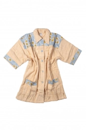 Μπουρνούζι Μίνι Γυναικείο Βαμβακερό XLarge Salmon DimCol