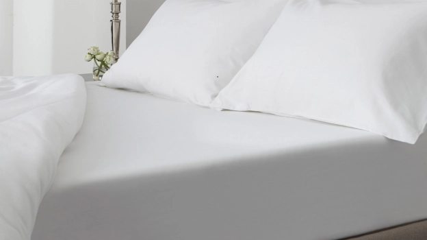 Παπλωματοθήκη 250x230εκ. Βαμβακερή 300TC Λευκή Satin Plain