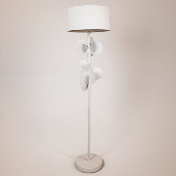 Φωτιστικό Επιδαπέδιο Μεταλλικό Λευκό 40x151εκ. ESTHETI 814-80003