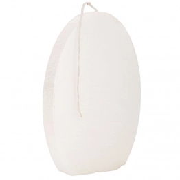 Κερί Αυγό 12x18εκ. Ρουστίκ Λευκό Περλέ iliadis 91188