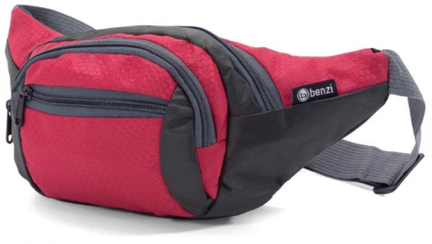 Τσαντάκι Μέσης Polyester 34x9x13εκ. benzi 5640 Red