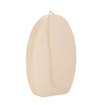 Κερί Αυγό 10x15εκ. Ρουστίκ Εκρού Περλέ iliadis 91180