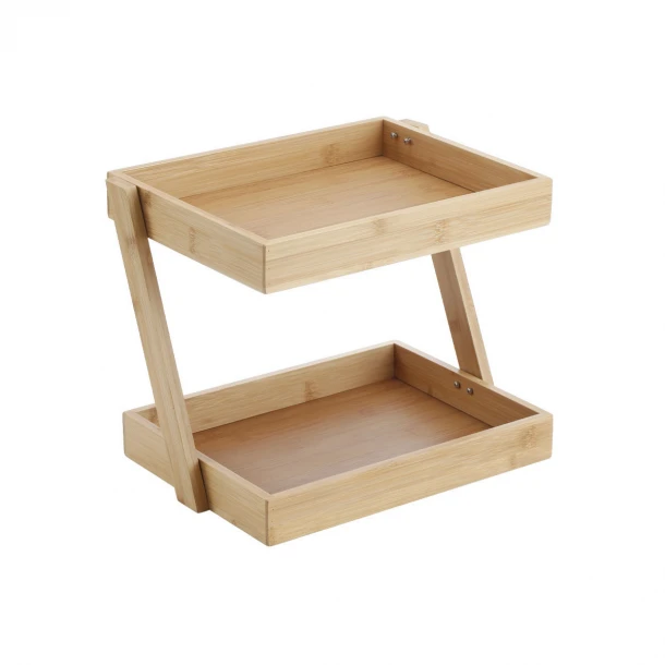 Ραφιέρα Οργάνωσης Κουζίνας Bamboo Natural 31,5x22,5x26εκ. Essentials Estia 01-37840