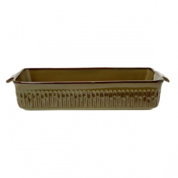 Πυρίμαχο Κεραμικό Cottage Dark 36x23x7εκ. Cryspo Trio 37.070.77