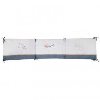 Πάντα Κούνιας Microfiber 45x195εκ. Essential Baby 8852 Γκρι Greenwich Polo Club