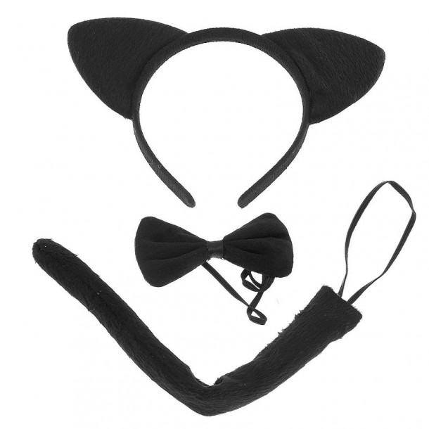 Αξεσουάρ Γάτα Σετ 3τμχ